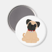 Bijzondere Modes - Pug Magneet (Voorkant / Achterkant)