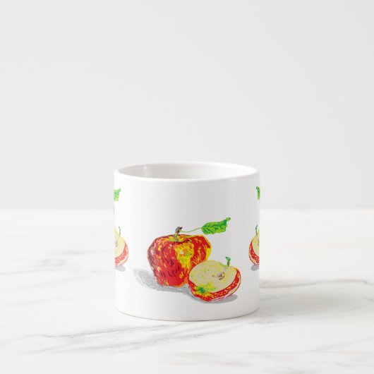 Bijzondere Mok: appels Espresso Kop (Voorkant)