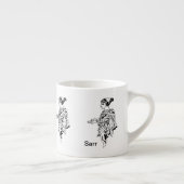 Bijzondere Mok: oud Grieks beeldhouwwerk Espresso Kop (Rechts)