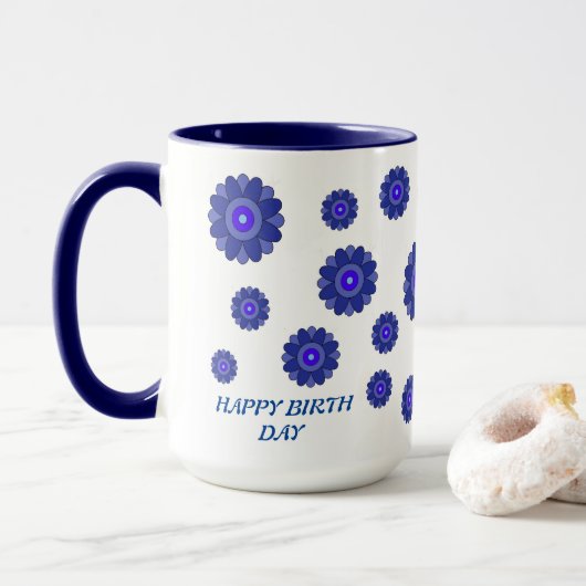 BIJZONDERE MOK VOOR EEN GEBOORTEDAG CADEAU (Met donut)