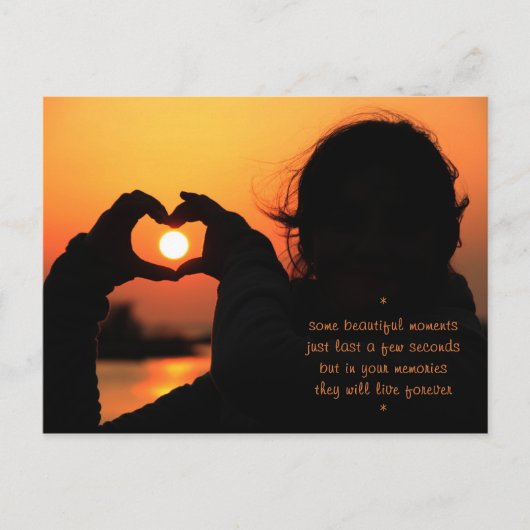 Bijzondere momenten - Liefde Briefkaart (Voorkant)