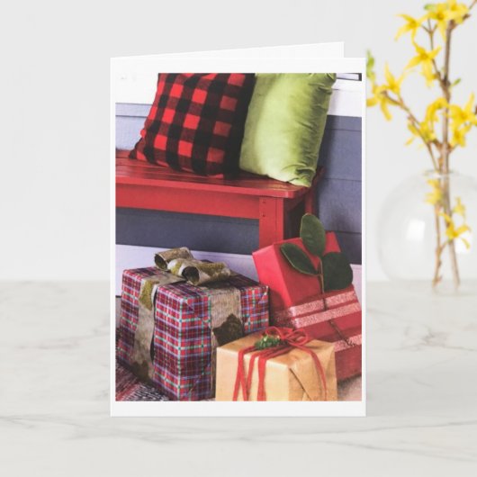 BIJZONDERE TIJD VAN HET JAAR VOOR GEZIN EN VRIENDS KAART (Gele Bloem)