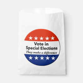 bijzondere verkiezingen bedankzakje