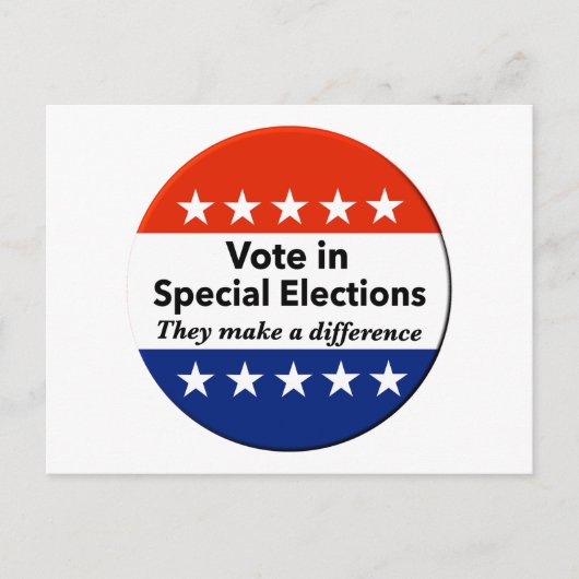 bijzondere verkiezingen briefkaart (Voorkant)