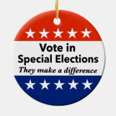 bijzondere verkiezingen keramisch ornament (Achterkant)