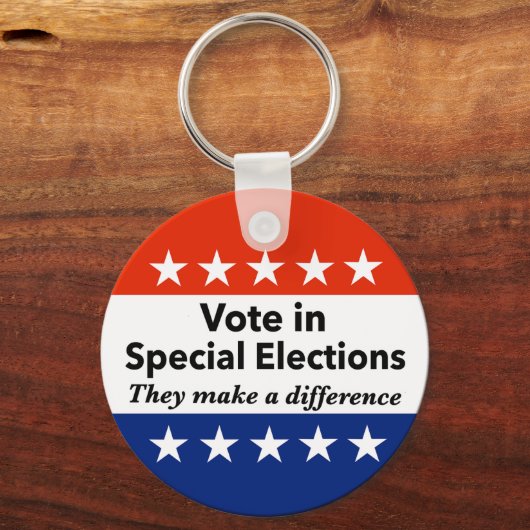 bijzondere verkiezingen sleutelhanger (Achterkant)