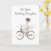 **BIJZONDERE VOEDDAG WIST** VOOR ONZE ***DOCHTER** KAART (Gele Bloem)