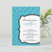 BIJZONDERE VOORVALLEN GEVEN: uitstekende zebra 7P Kaart (Staand voorkant)