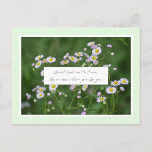 Bijzondere vriendschap briefkaart (Voorkant)