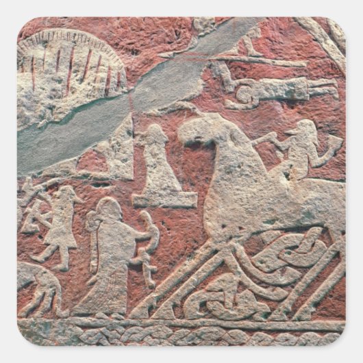 Bijzonderheden over cijfers ter illustratie van ee vierkante sticker (Voorkant)