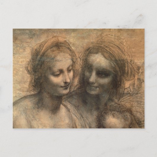 Bijzonderheden over de hoofden van de Maagd en de  Briefkaart (Voorkant)