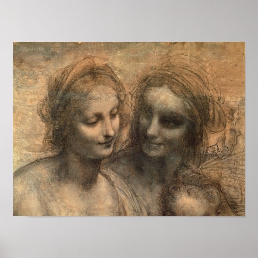 Bijzonderheden over de hoofden van de Maagd en de  Poster (Voorkant)