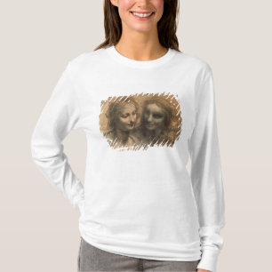 Bijzonderheden over de hoofden van de Maagd en de  T-shirt