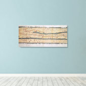 Bijzonderheden van de Peutinger-tabel Canvas Afdruk (Insitu (Houten vloer))