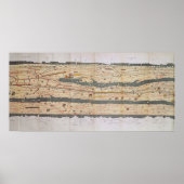 Bijzonderheden van de Peutinger-tabel Poster (Voorkant)