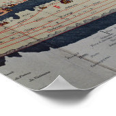 Bijzonderheden van de Peutinger-tabel Poster (Hoek)