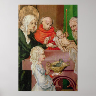 Bijzonderheden van de presentatie in de tempel poster