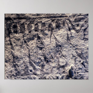 Bijzonderheden van een rituele inschrijving poster