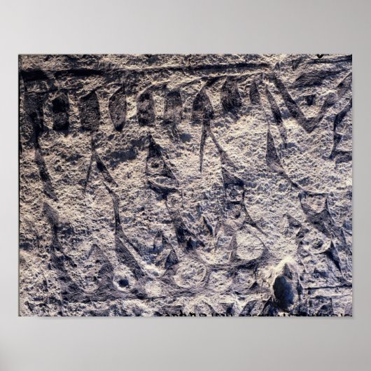 Bijzonderheden van een rituele inschrijving poster (Voorkant)