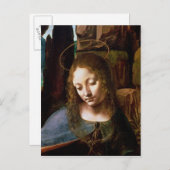 Bijzonderheden van het hoofd van de Maagd Briefkaart (Voorkant / Achterkant)