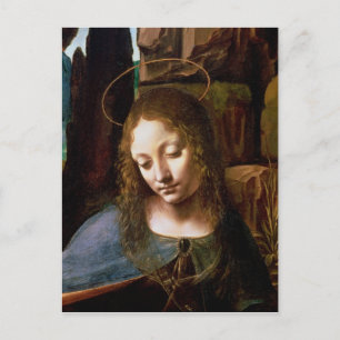 Bijzonderheden van het hoofd van de Maagd Briefkaart