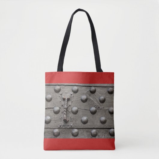 bijzonderheid van de deur van een kasteel tote tas (Voorkant)