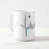 Bike aan de Beat-Mok Koffiemok (Voorkant links)