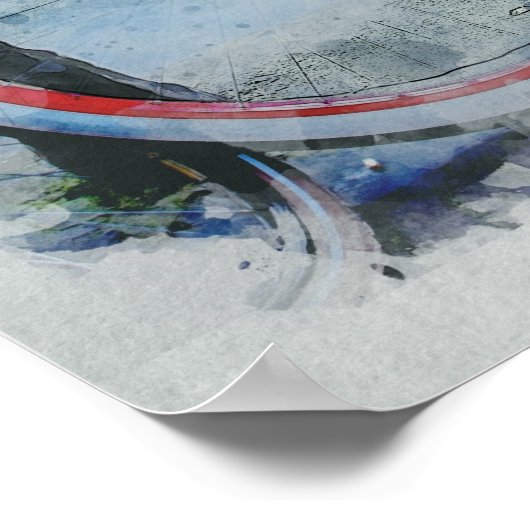 Bike, amsterdam poster (Hoek)