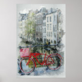 Bike, amsterdam poster (Voorkant)