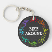 Bike Around Sleutelhanger (Voorkant)