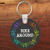 Bike Around Sleutelhanger (Voorkant)