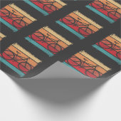  Bike Art Cycling Sport Lover Cadeaupapier (Hoek)