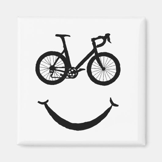 Bike Art Riding Bicycle Clipart Biking Clip Art Magneet (Voorkant)