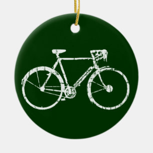 bike , bicycle ; biking / cycling keramisch ornament