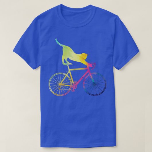 Bike Bicycle Cat T-shirt (Design voorkant)