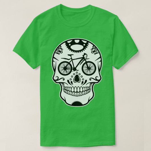 Bike Bicycle Skull T-shirt (Design voorkant)