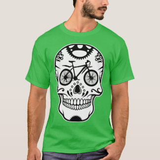 Bike Bicycle Skull T-shirt