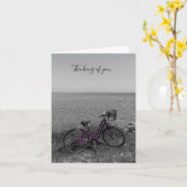 Bike bij Mackinac Kies kleur denken van U Kaart (Gele Bloem)