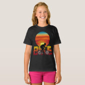 BIKE BIKING SUNSET T-Shirt (Voorkant volledig)