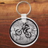 Bike BLACK GRAYED Sleutelhanger (Voorkant)