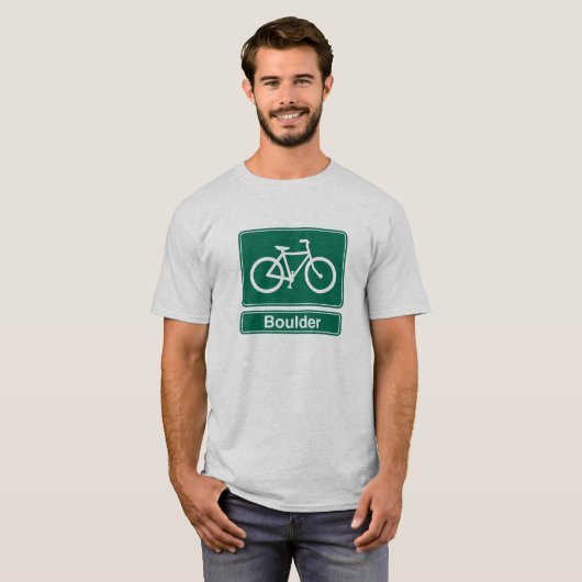 Bike Boulder T-shirt (Voorkant volledig)