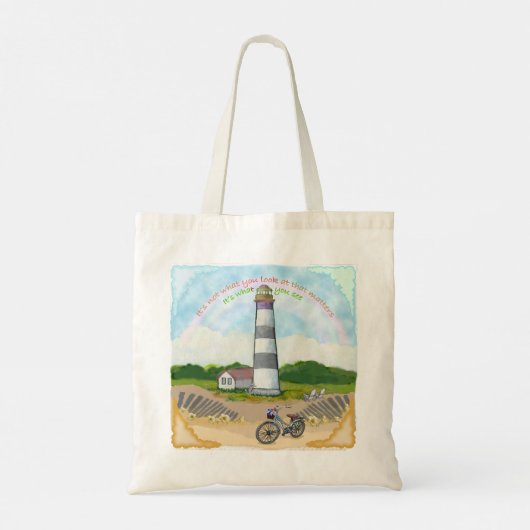 Bike Choice Lighthouse canvas tas (Achterkant)