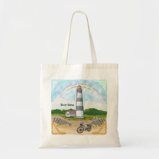 Bike Choice Lighthouse canvas tas (Voorkant)