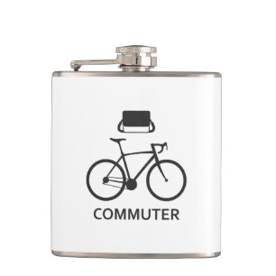 Bike Commuter Flask Heupfles