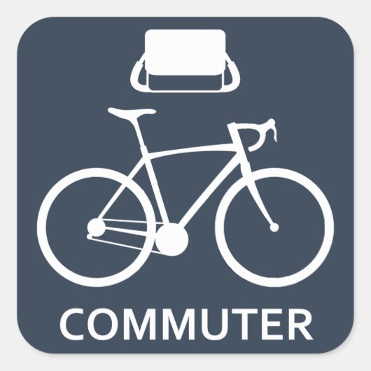 Bike Commuter Sticker (Voorkant)