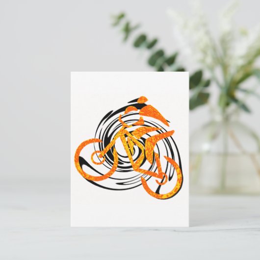 Bike Cool Grid Briefkaart (Staand voorkant)