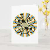 Bike Cycling Bicycle Kaart (Gele Bloem)