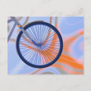 Bike-cyclus - fietsenwiel briefkaart
