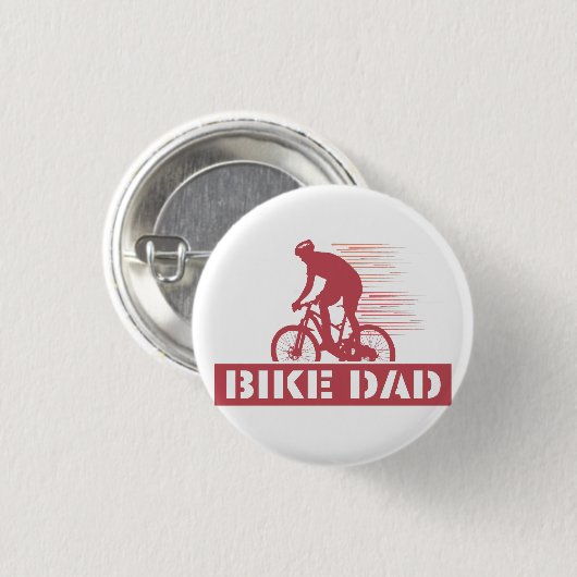 Bike Dad Ronde Button 3,2 Cm (Voorkant /achterkant)
