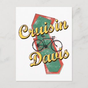 Bike Davis Cruise California Briefkaart